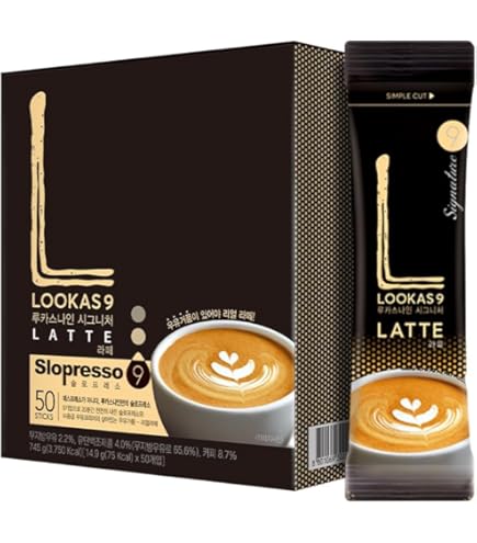 Amazon.com : Namyang French Cafe LOOKAS 9 LATTE COFFEE 447g (14.9